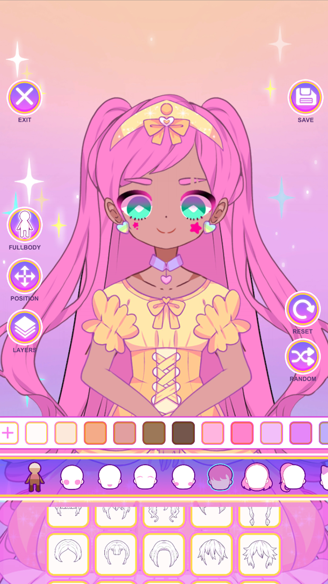 اسکرین شات 4 بازی Moon Story dress up girl game