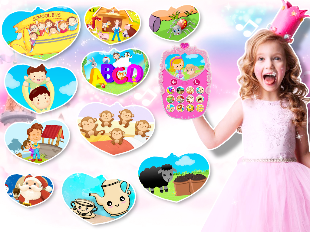 اسکرین شات 2 بازی Pink Baby Princess Phone