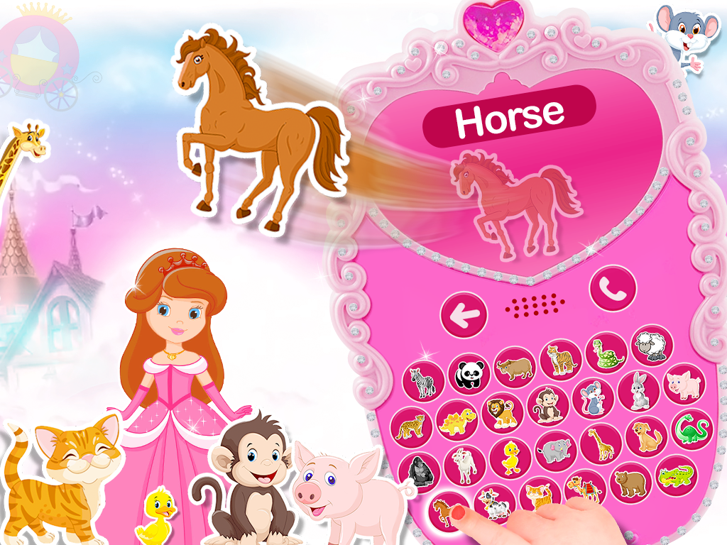 اسکرین شات 4 بازی Pink Baby Princess Phone