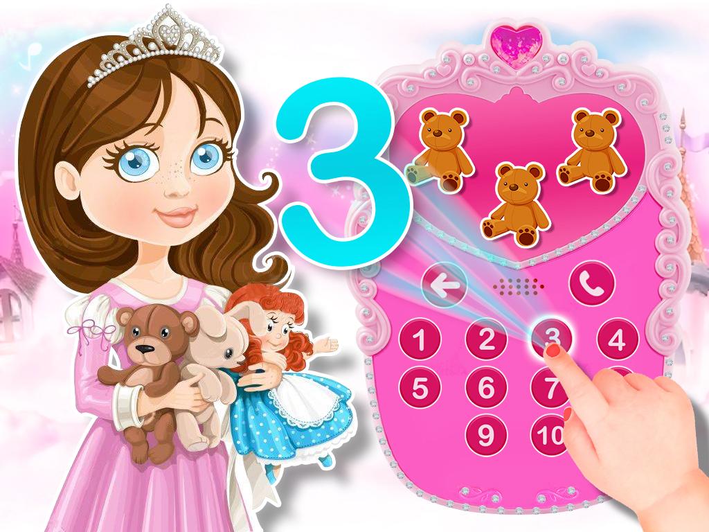 اسکرین شات 3 بازی Pink Baby Princess Phone