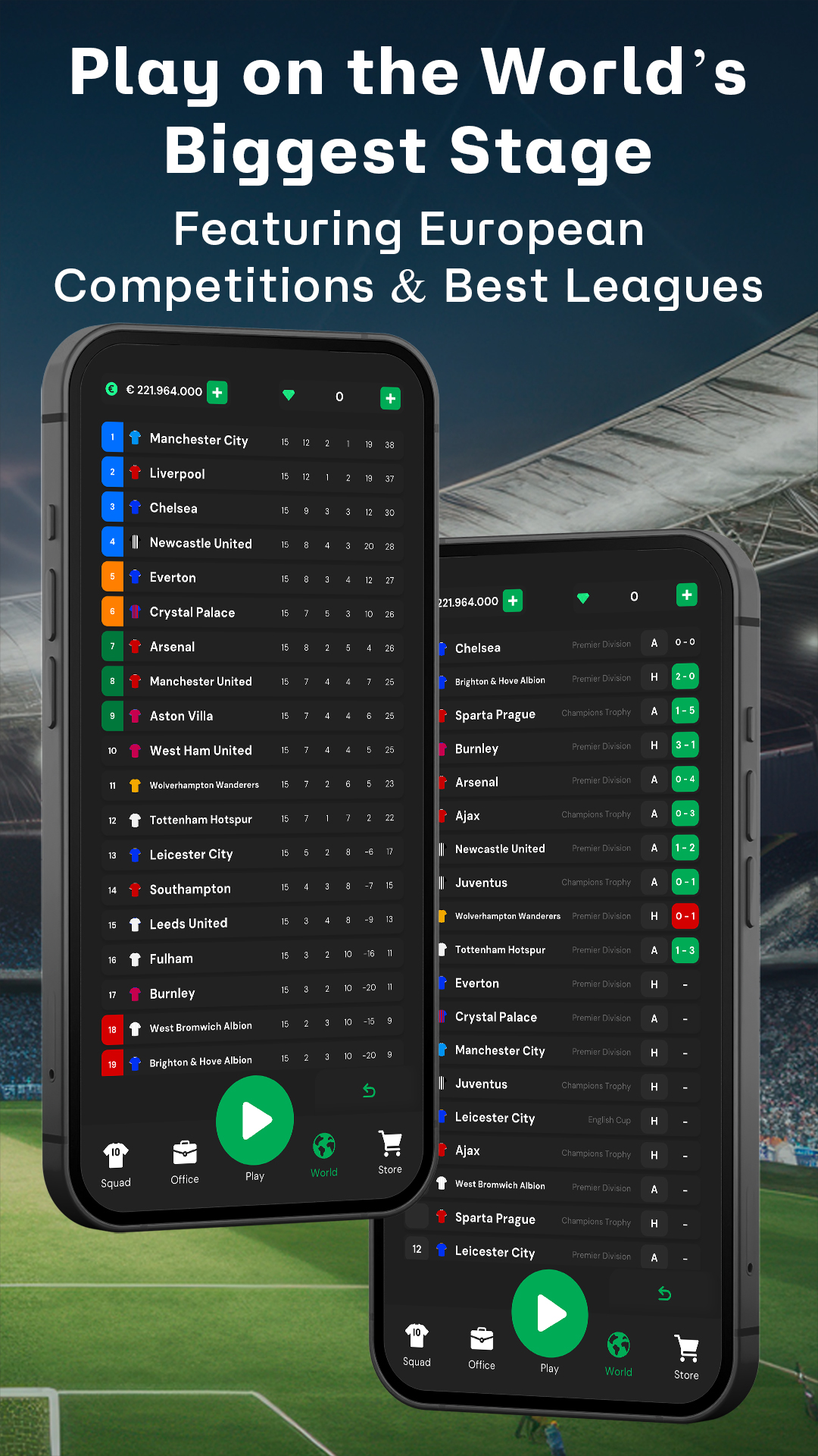 اسکرین شات 8 بازی Club Chairman - Soccer Game