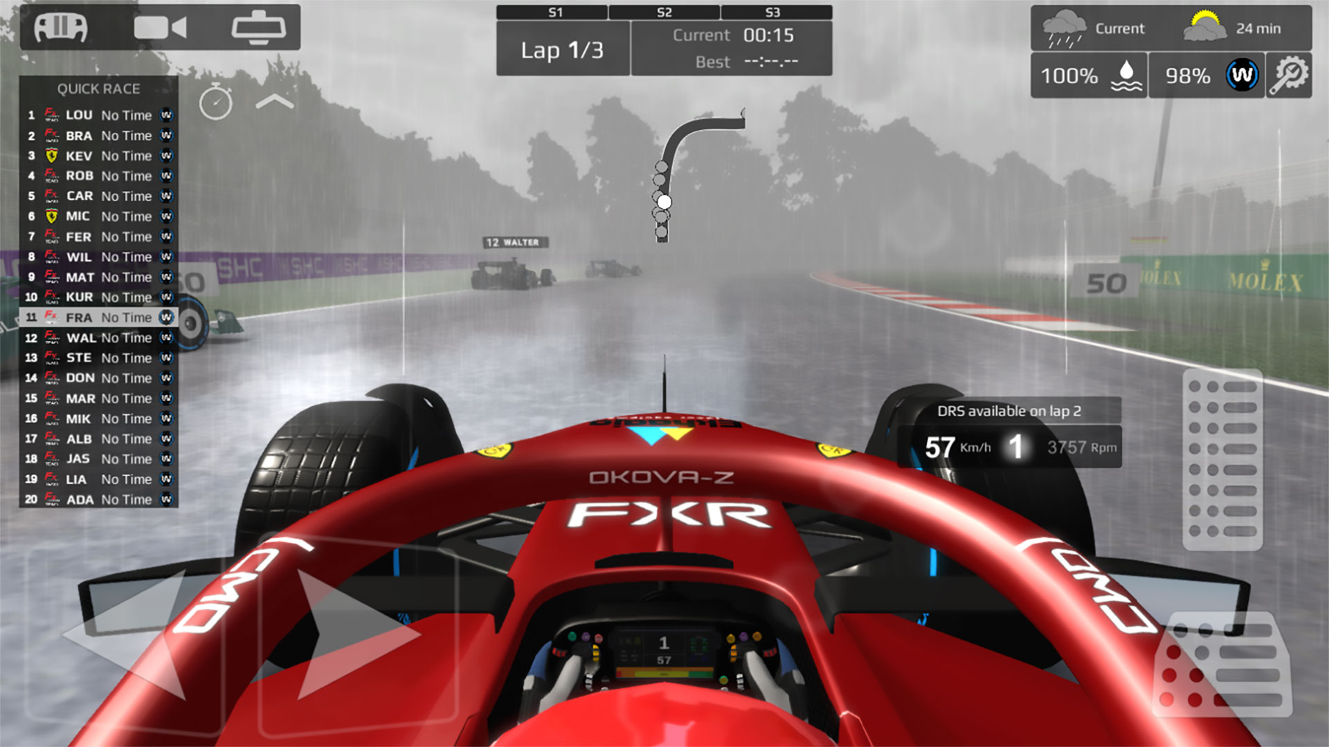 اسکرین شات 3 بازی Fx Racer