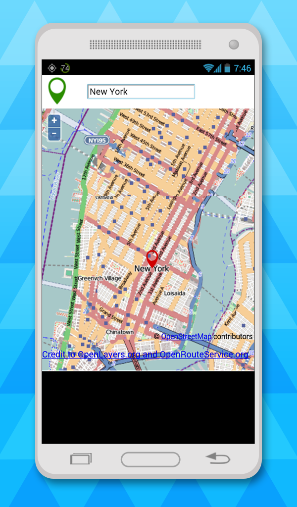 اسکرین شات 3 برنامه Maps With GPS