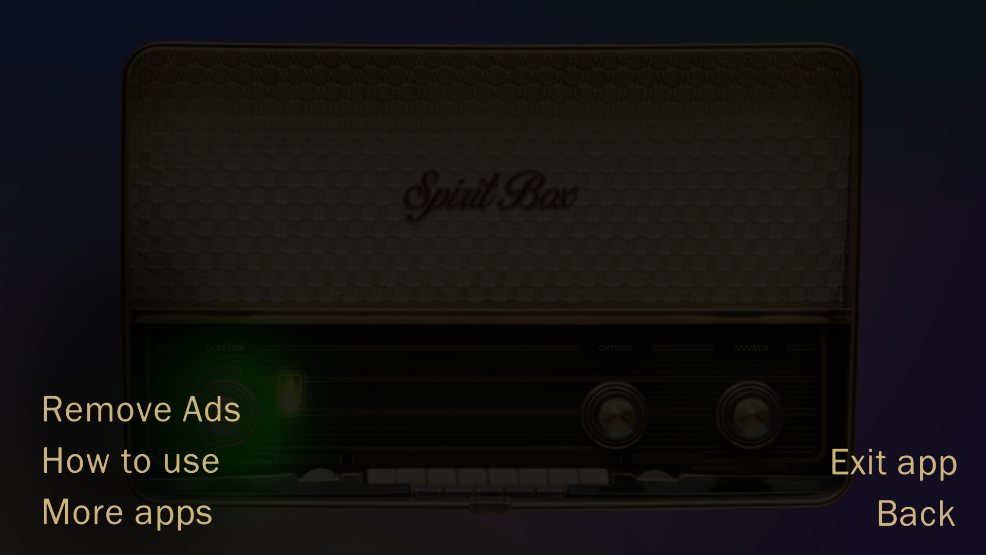 اسکرین شات 3 برنامه Spirit Box EVP