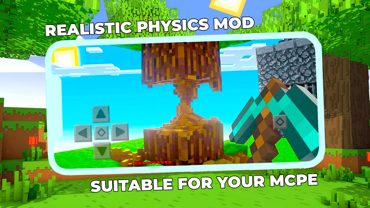 اسکرین شات 2 برنامه Realistic Physics Mod MCPE