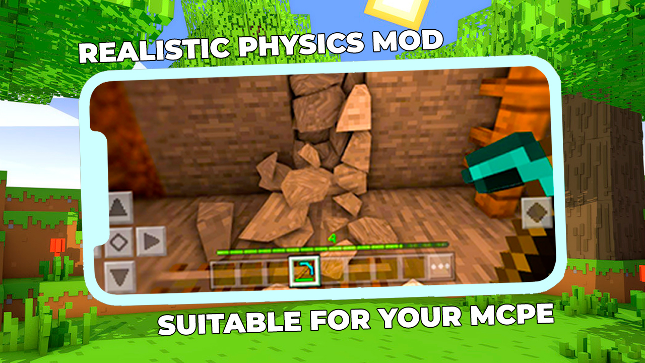 اسکرین شات 4 برنامه Realistic Physics Mod MCPE