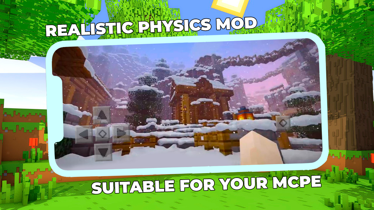 اسکرین شات 1 برنامه Realistic Physics Mod MCPE