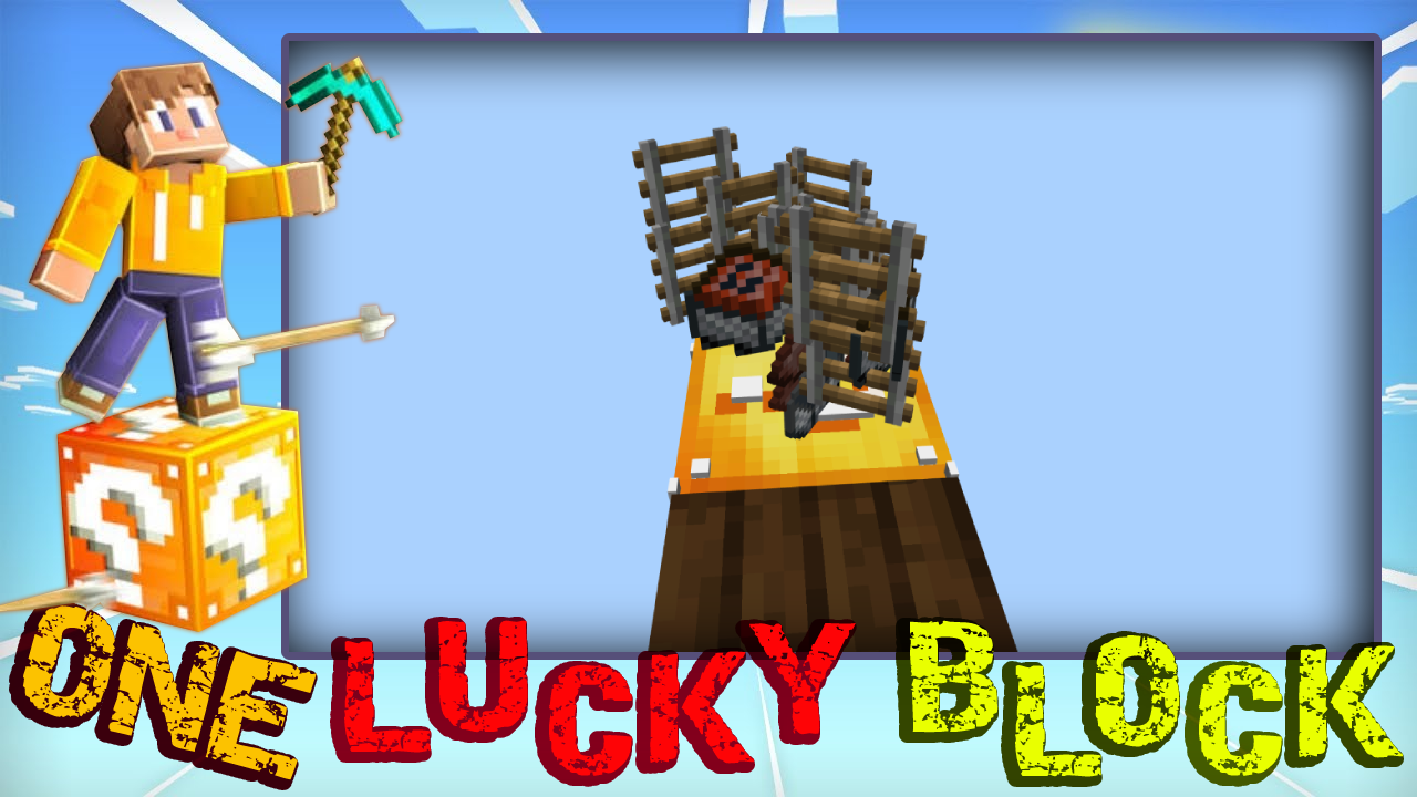اسکرین شات 1 برنامه One lucky block survival mod
