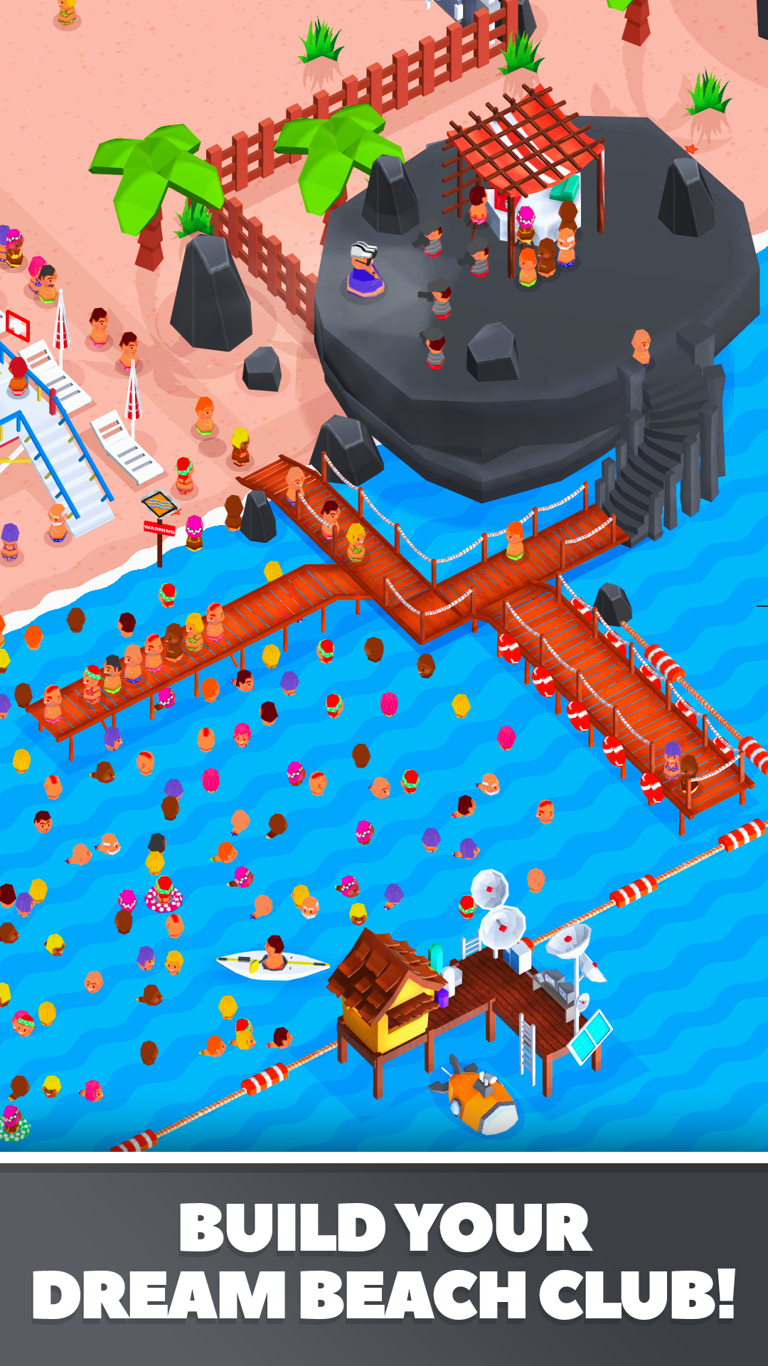 اسکرین شات 4 بازی Beach Club Tycoon : Idle Game
