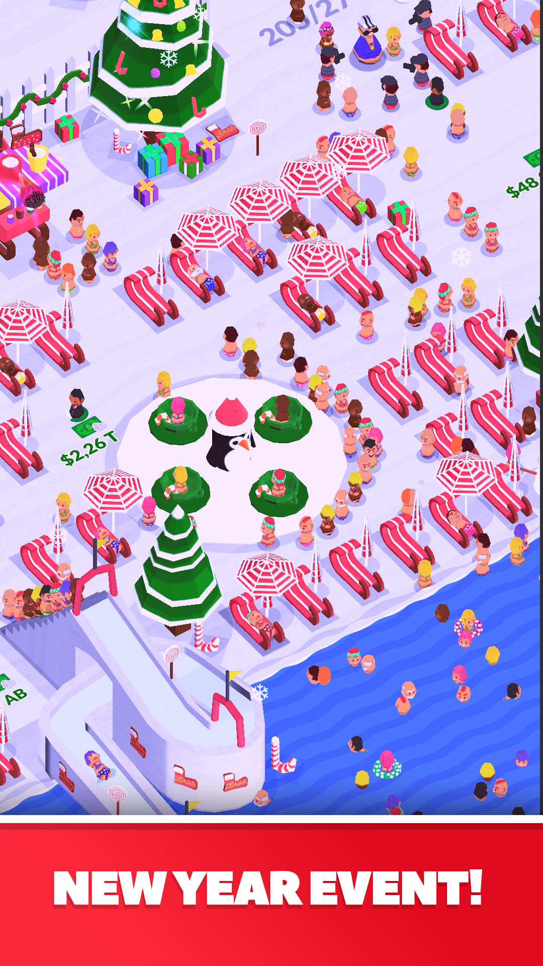 اسکرین شات 1 بازی Beach Club Tycoon : Idle Game