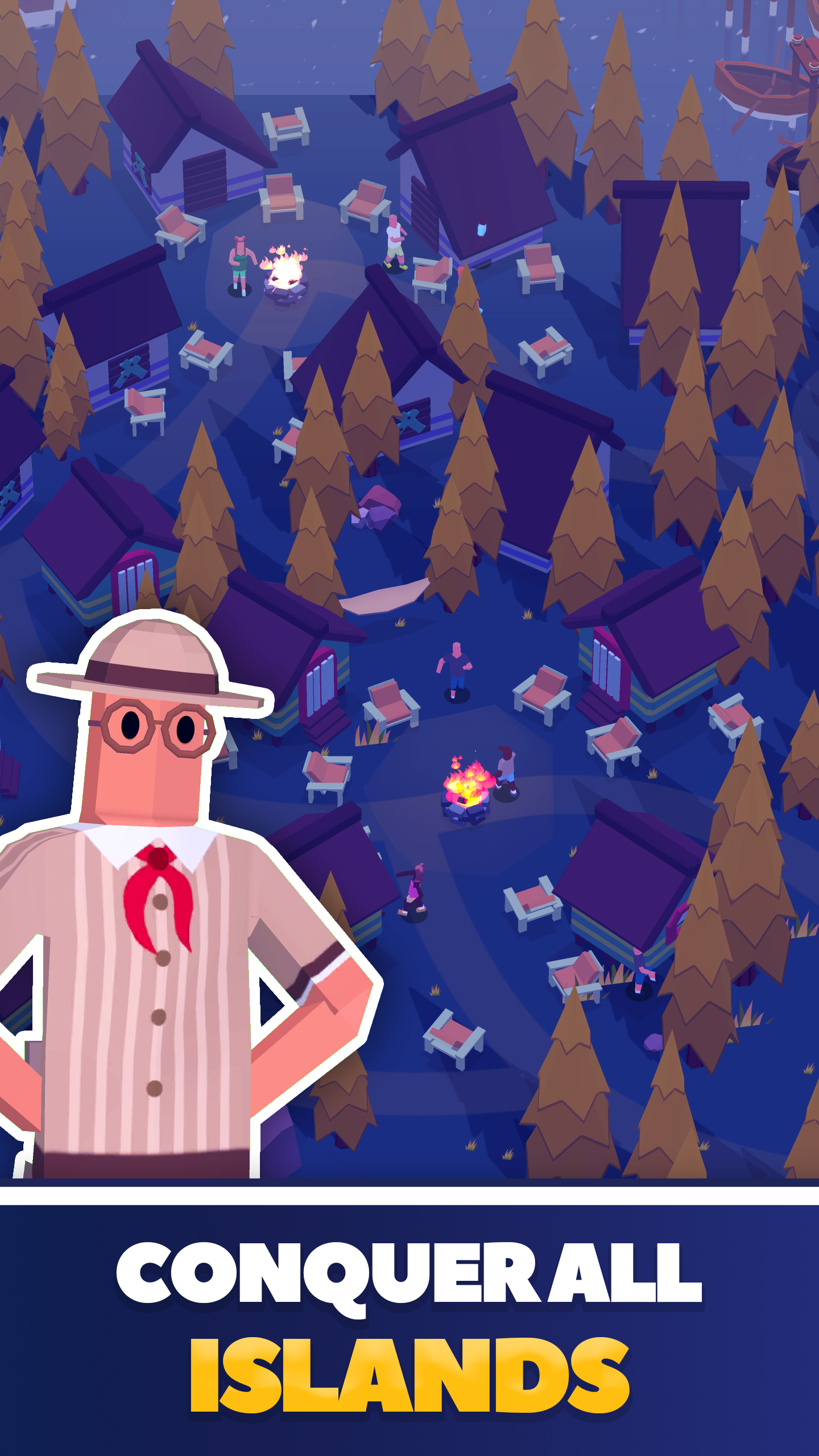 اسکرین شات 2 بازی Camping Empire Tycoon : Idle