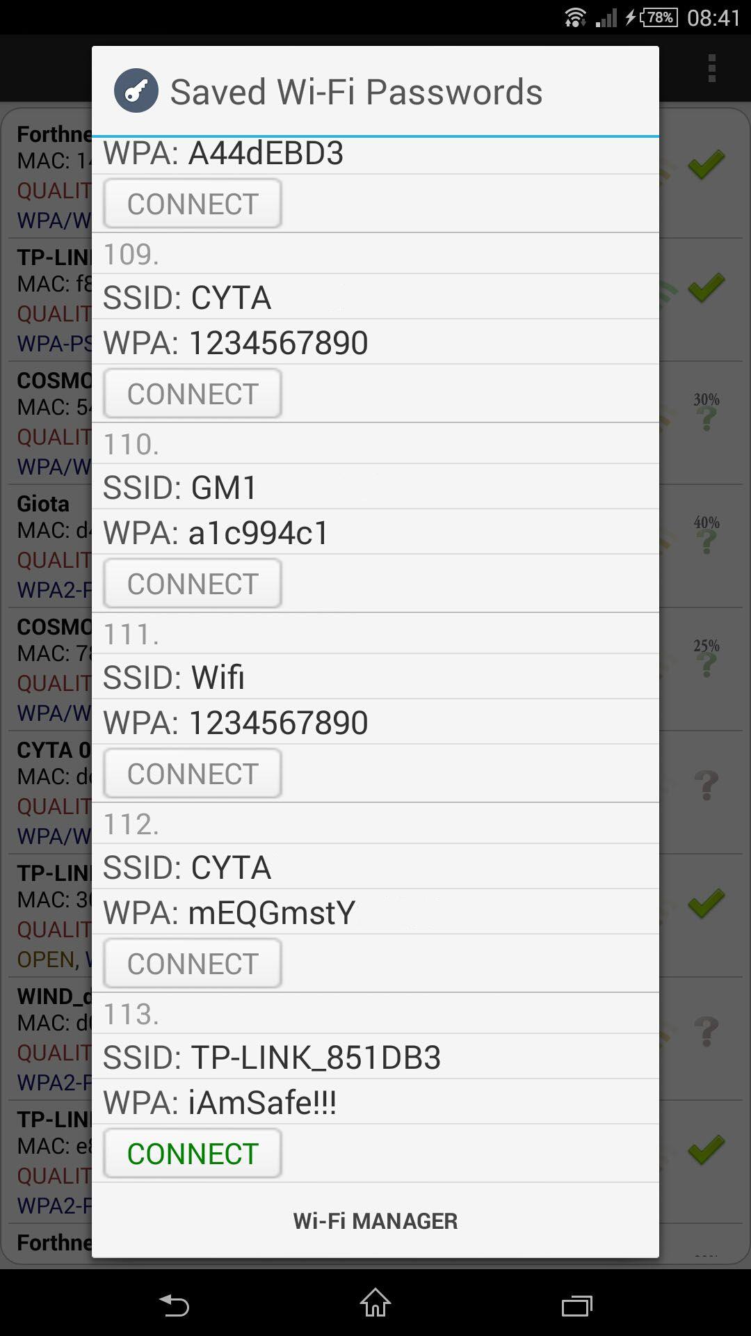 اسکرین شات 6 برنامه Wifi WPS Plus