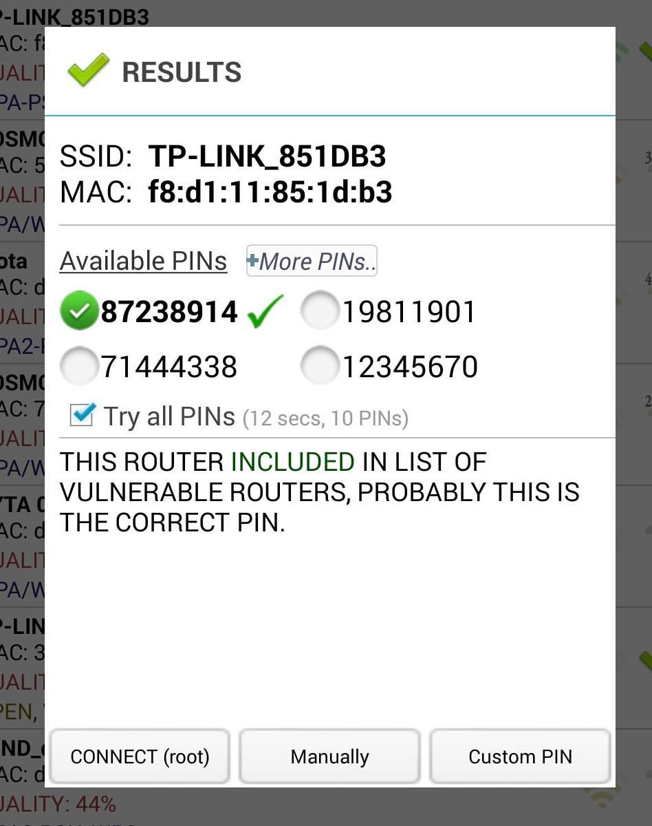 اسکرین شات 2 برنامه Wifi WPS Plus