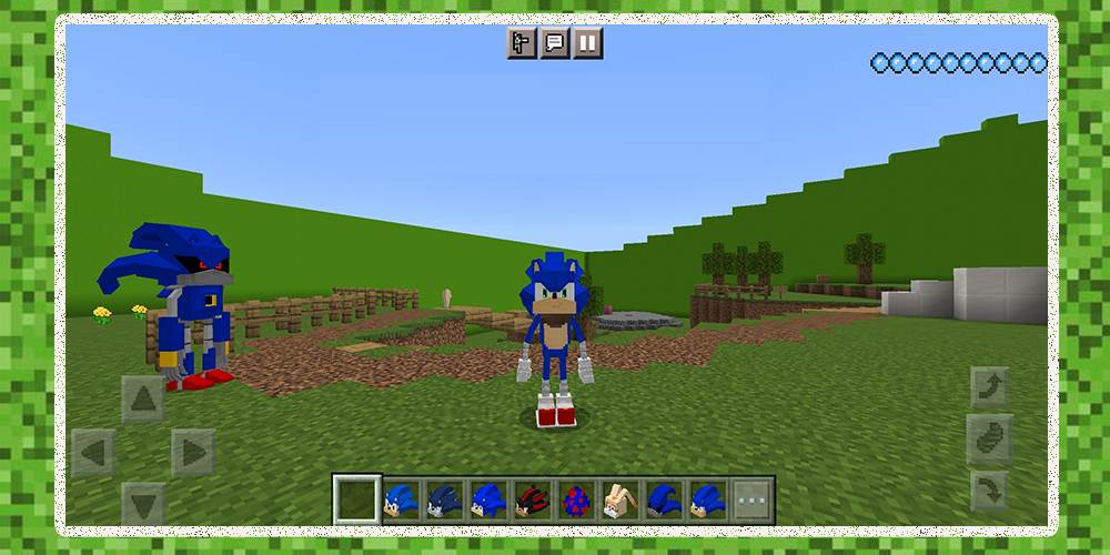 اسکرین شات 1 برنامه Super Sonic Mod Minecraft
