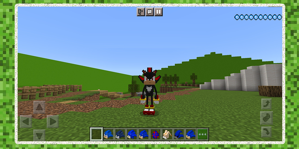 اسکرین شات 4 برنامه Super Sonic Mod Minecraft