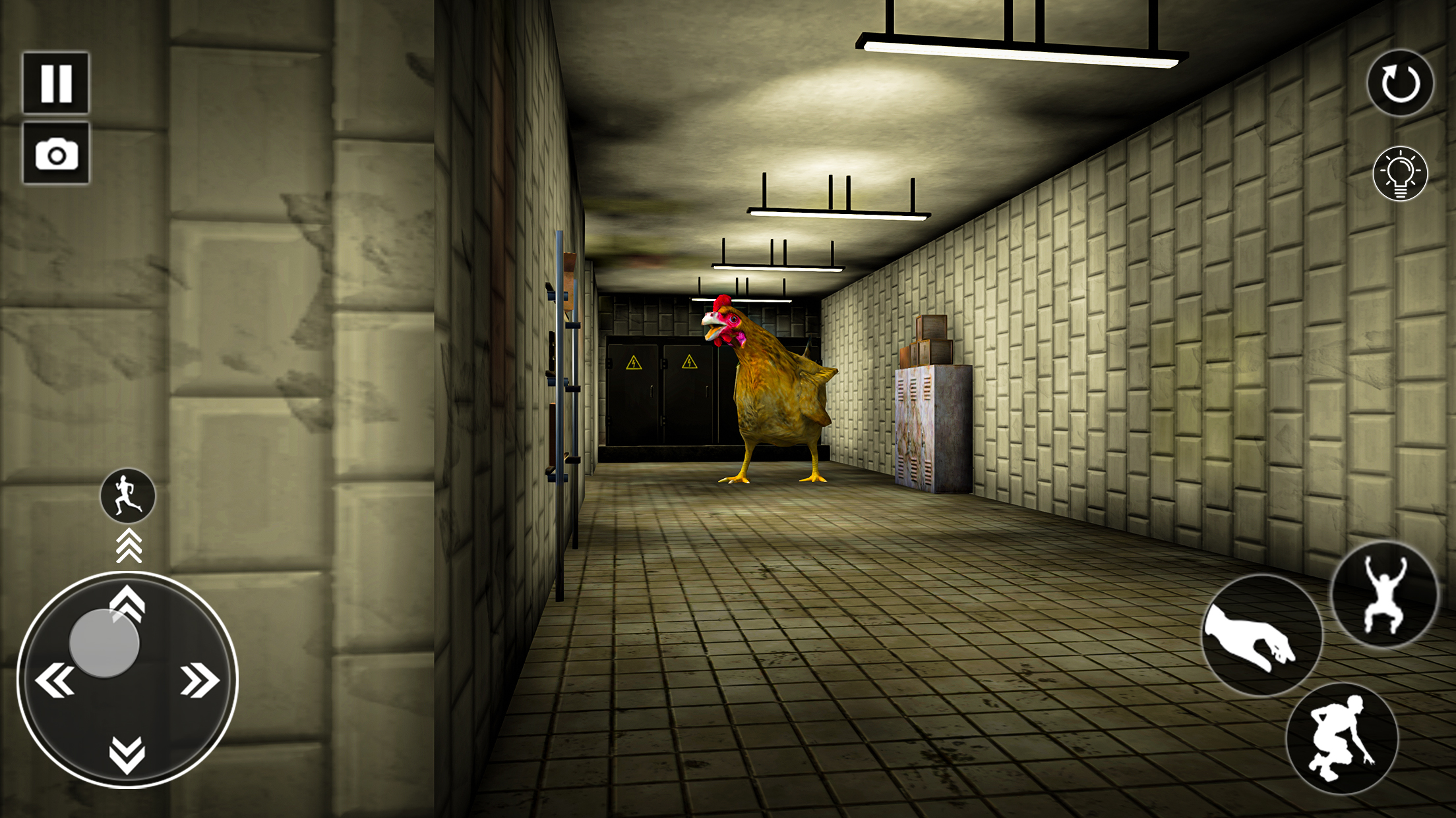 اسکرین شات 4 بازی Evil Chicken Foot Escape Games
