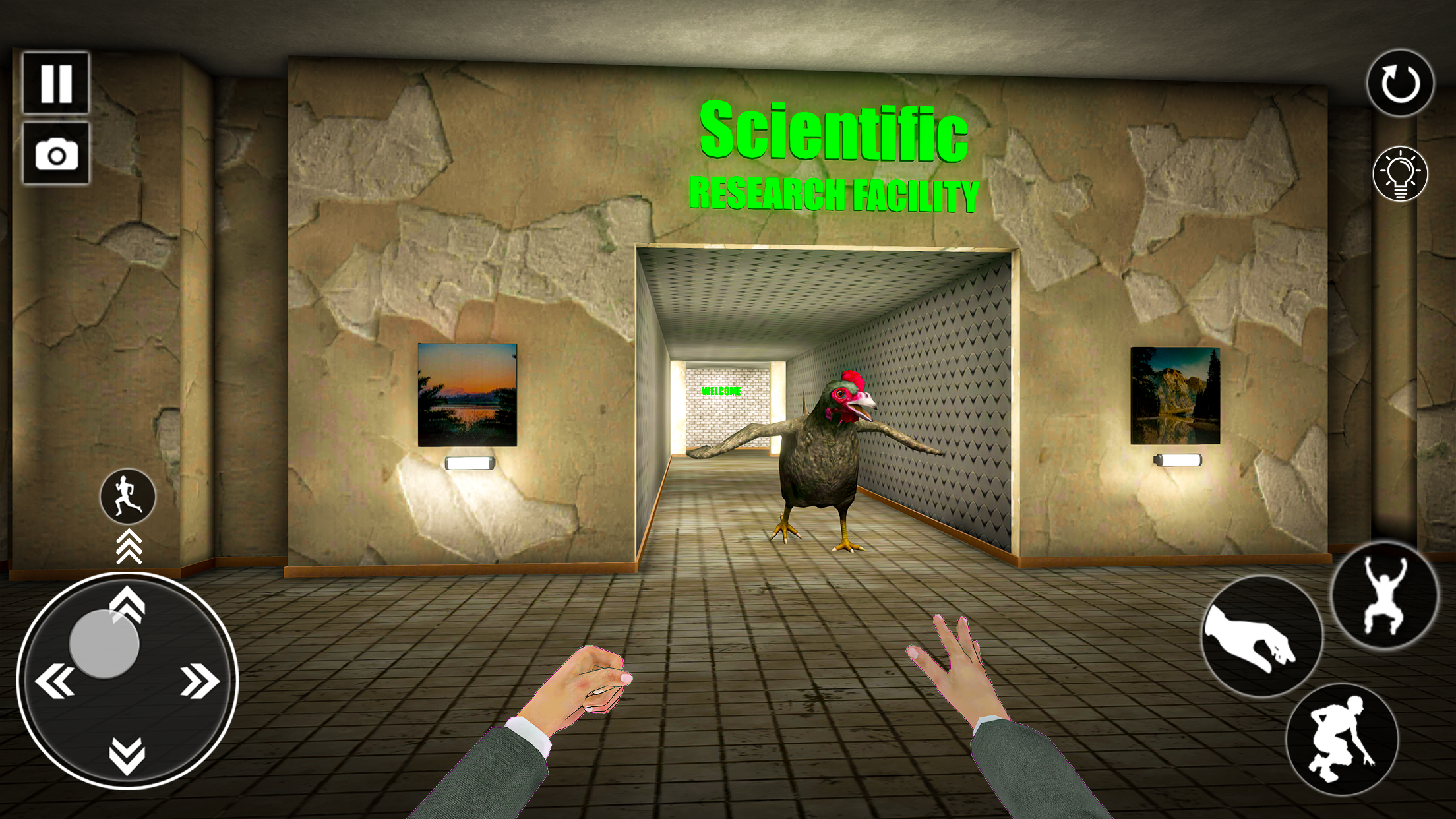 اسکرین شات 5 بازی Evil Chicken Foot Escape Games