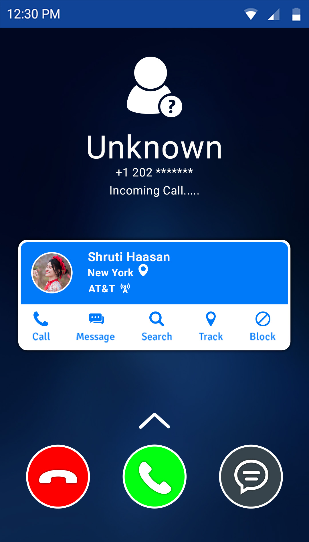 اسکرین شات 1 برنامه Caller Number Locator