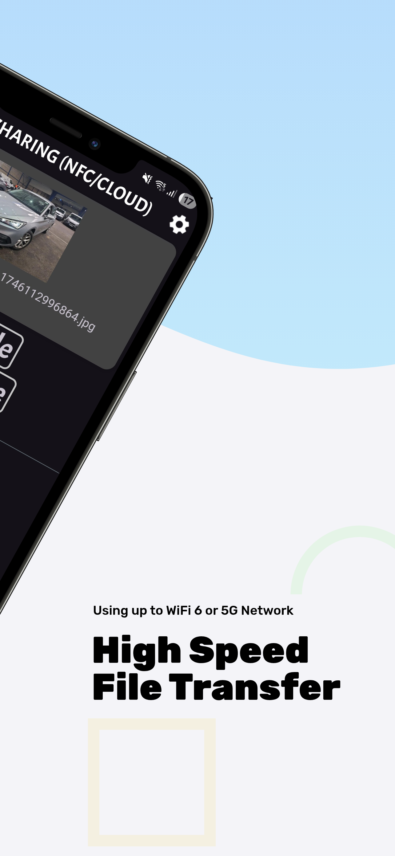 اسکرین شات 2 برنامه Easy Files transfer NFC/WiFi