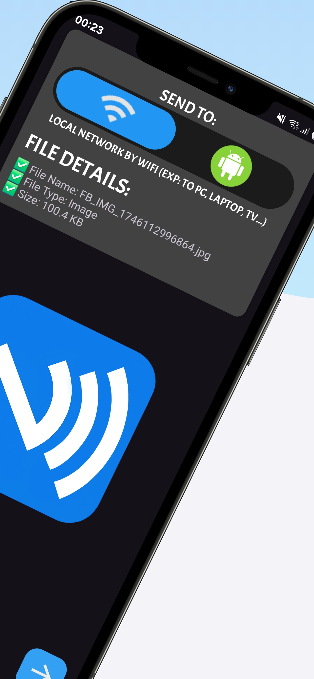 اسکرین شات 5 برنامه Easy Files transfer NFC/WiFi