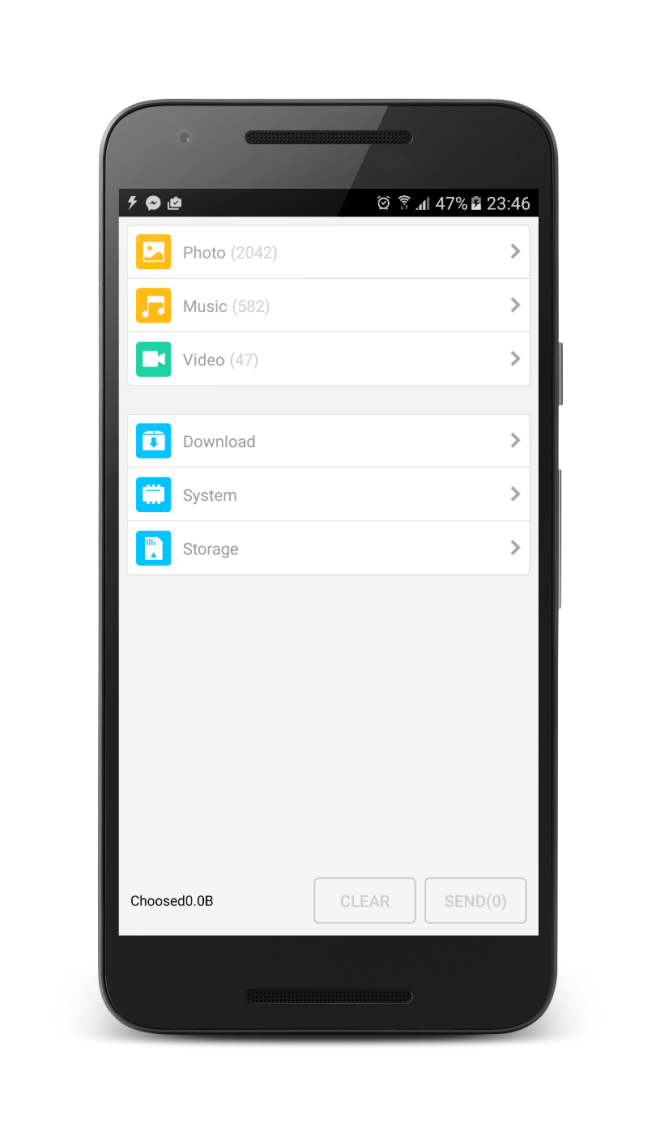 اسکرین شات برنامه Easy NFC transfer & share 2