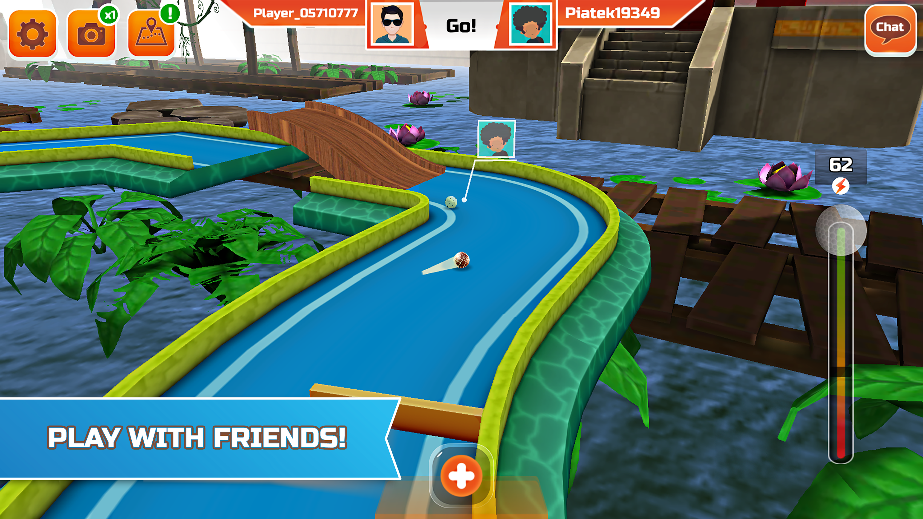 اسکرین شات 4 بازی Mini Golf 3D Multiplayer Rival