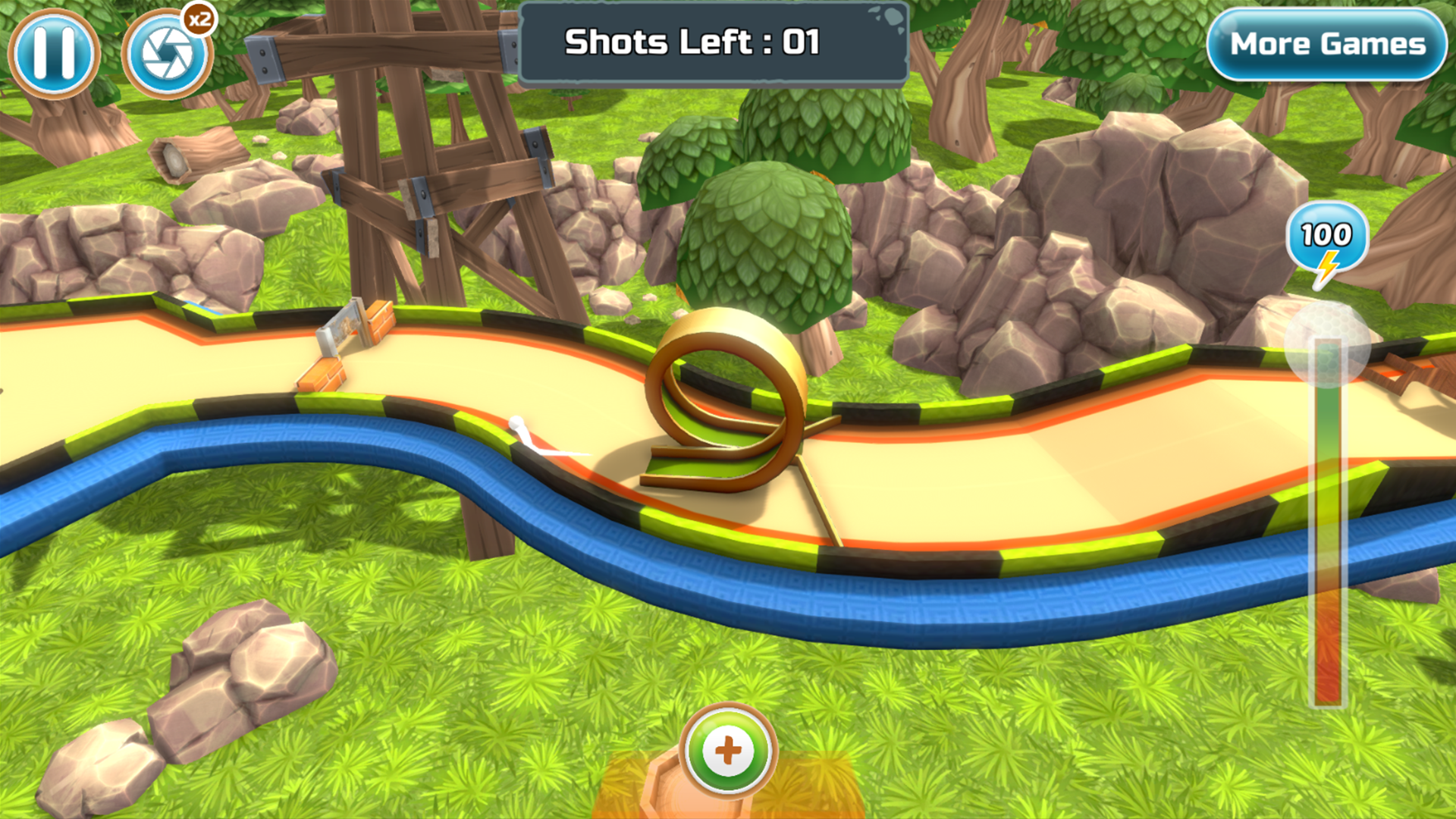 اسکرین شات 6 بازی Mini Golf Rival Cartoon Forest