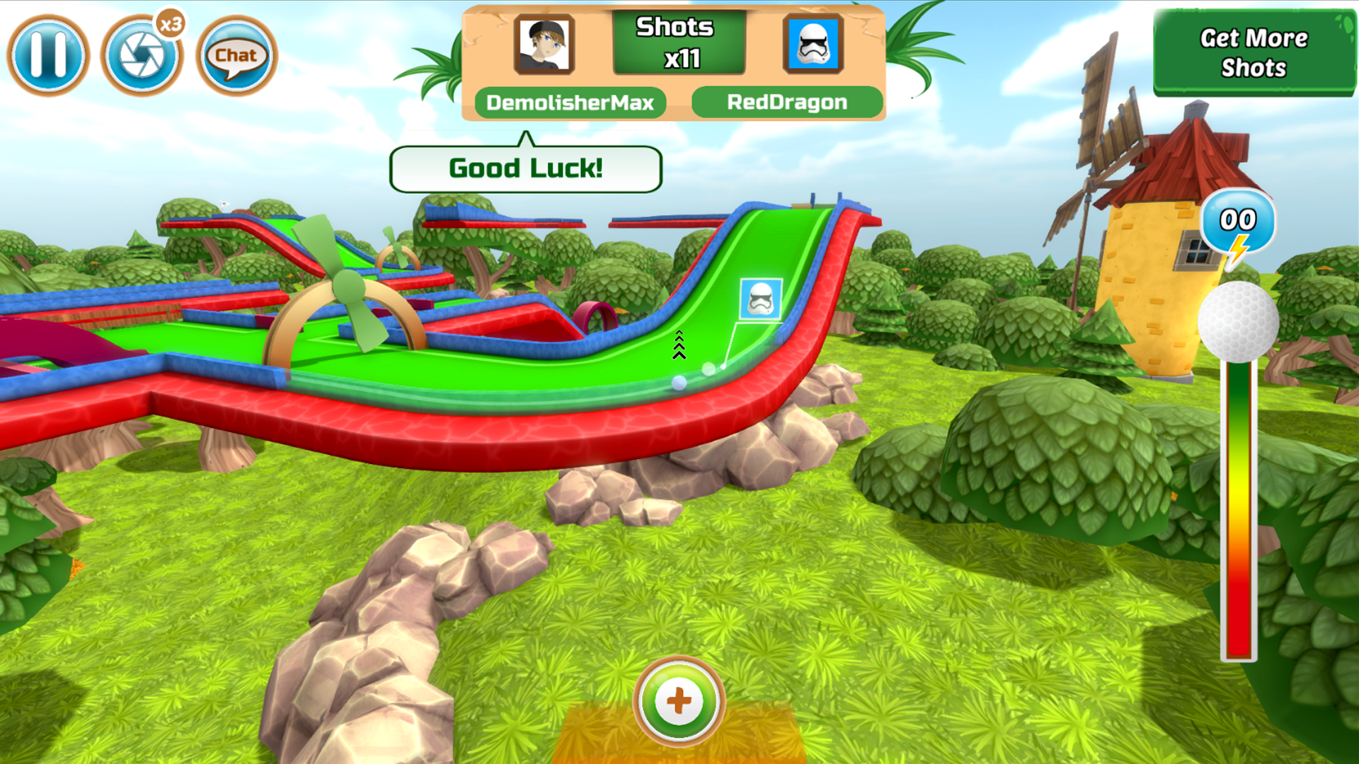 اسکرین شات 1 بازی Mini Golf Rival Cartoon Forest