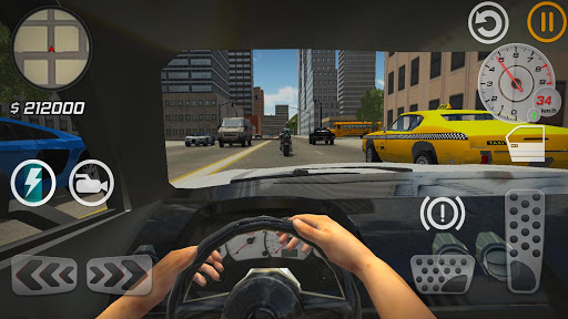اسکرین شات 3 بازی City Car Driver 2020