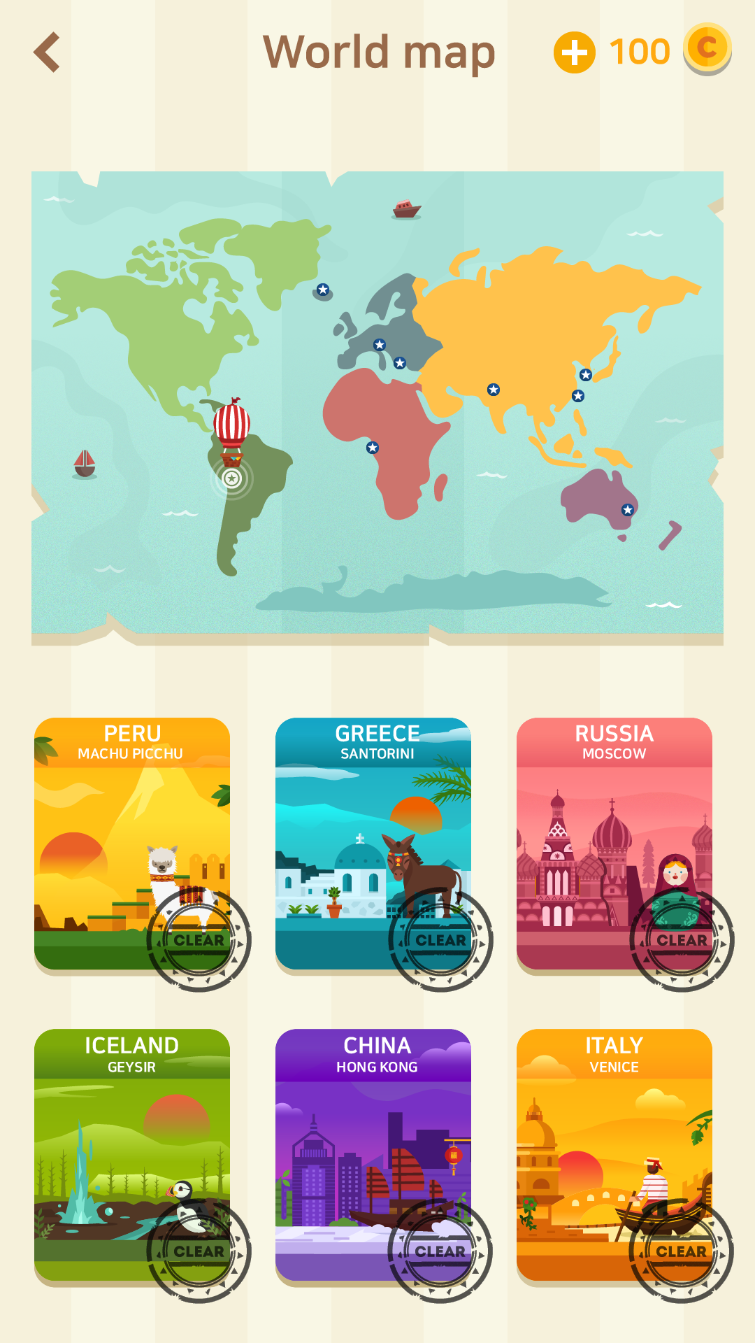 اسکرین شات 5 بازی WORD TOWER - World Trip