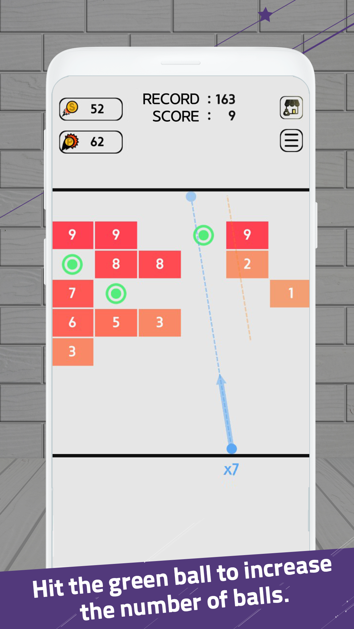 اسکرین شات 4 بازی Swipe Brick Breaker