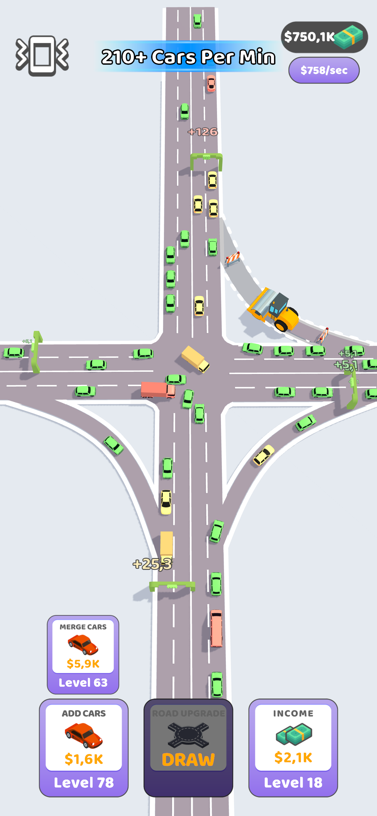 اسکرین شات 4 بازی Traffic Jam Fever