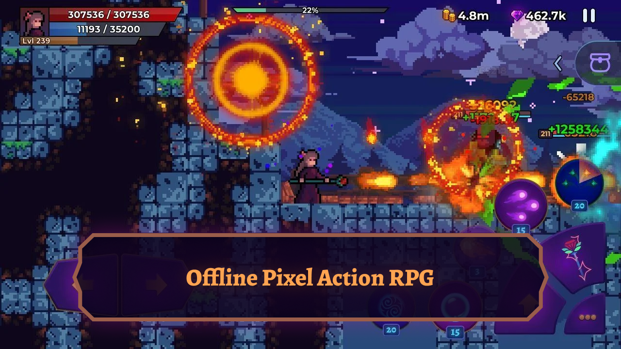 اسکرین شات 1 بازی Moonrise Arena - Pixel RPG