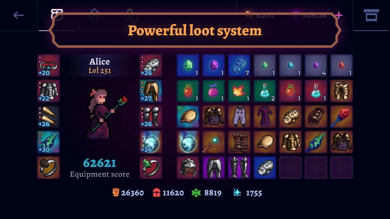 اسکرین شات 2 بازی Moonrise Arena - Pixel RPG