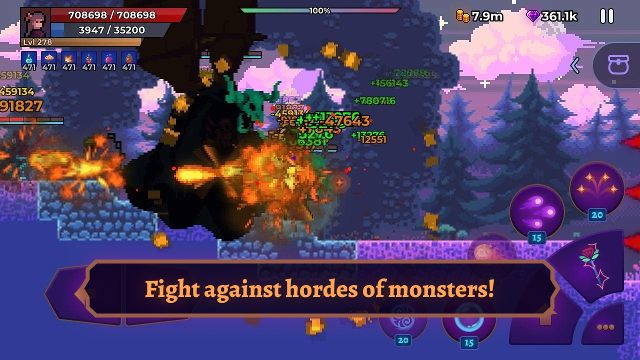 اسکرین شات 4 بازی Moonrise Arena - Pixel RPG