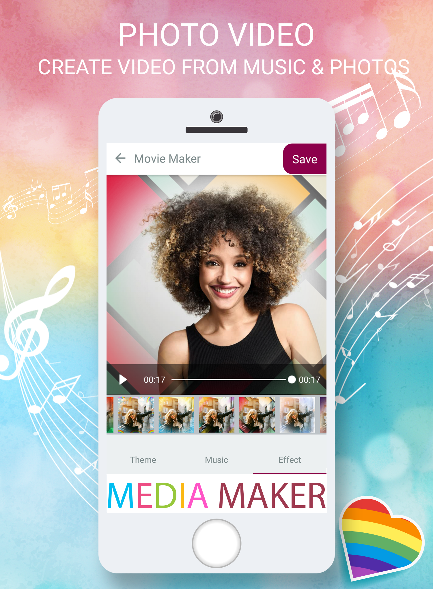 اسکرین شات 8 برنامه Image To Video - Movie Maker