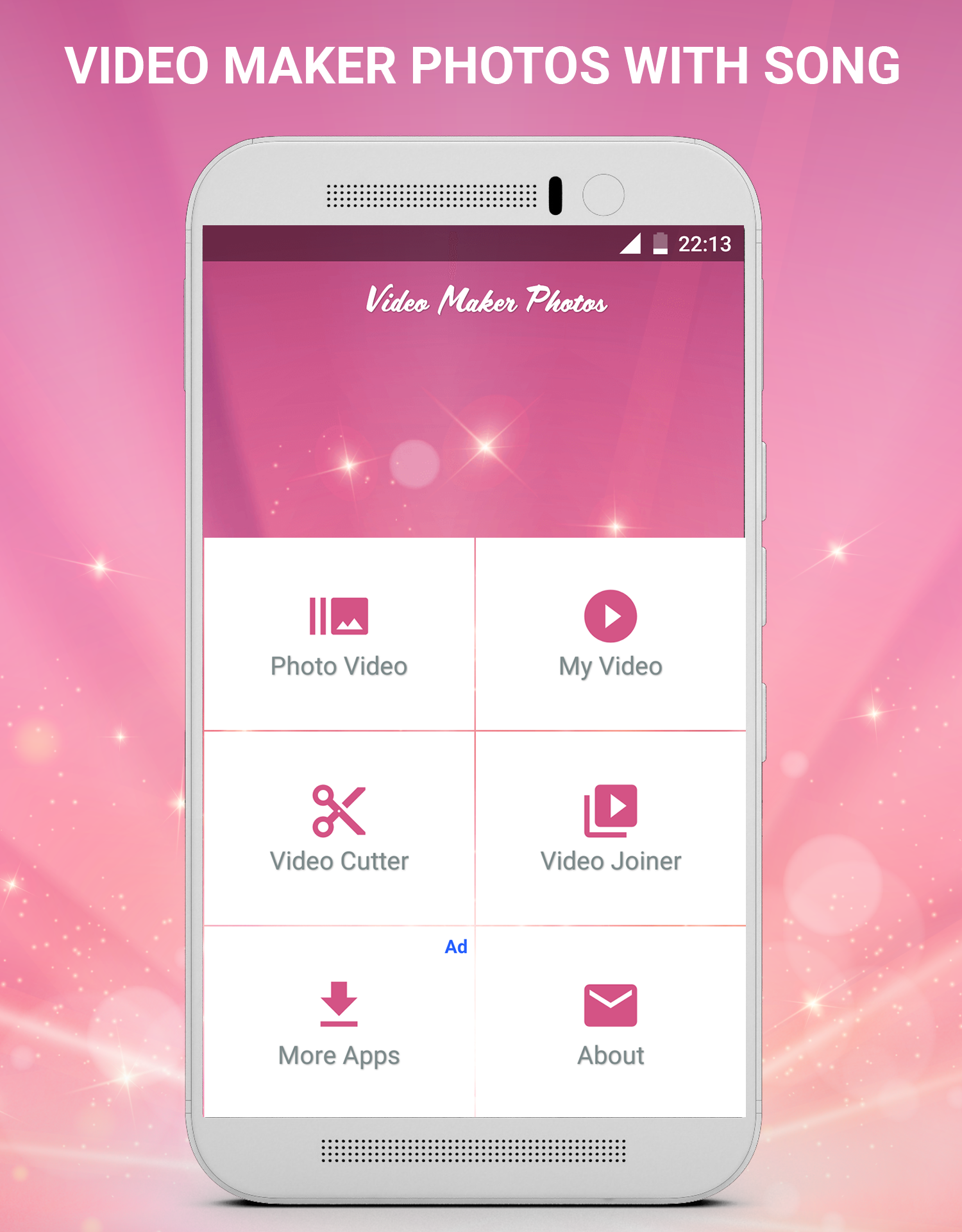 اسکرین شات 2 برنامه Video Maker Photos With Song