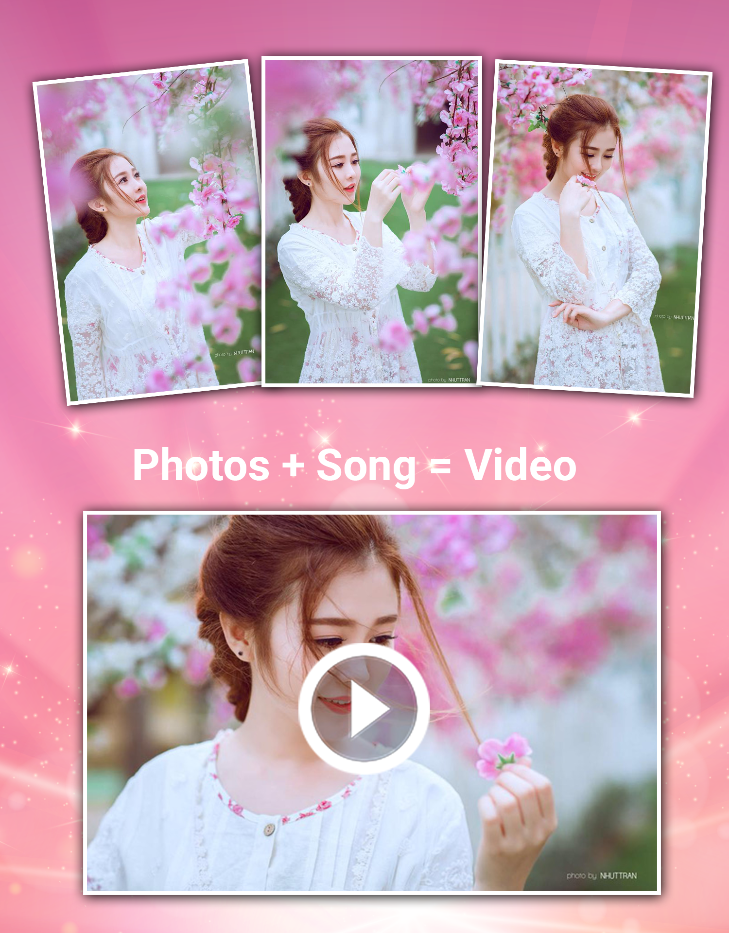 اسکرین شات 1 برنامه Video Maker Photos With Song