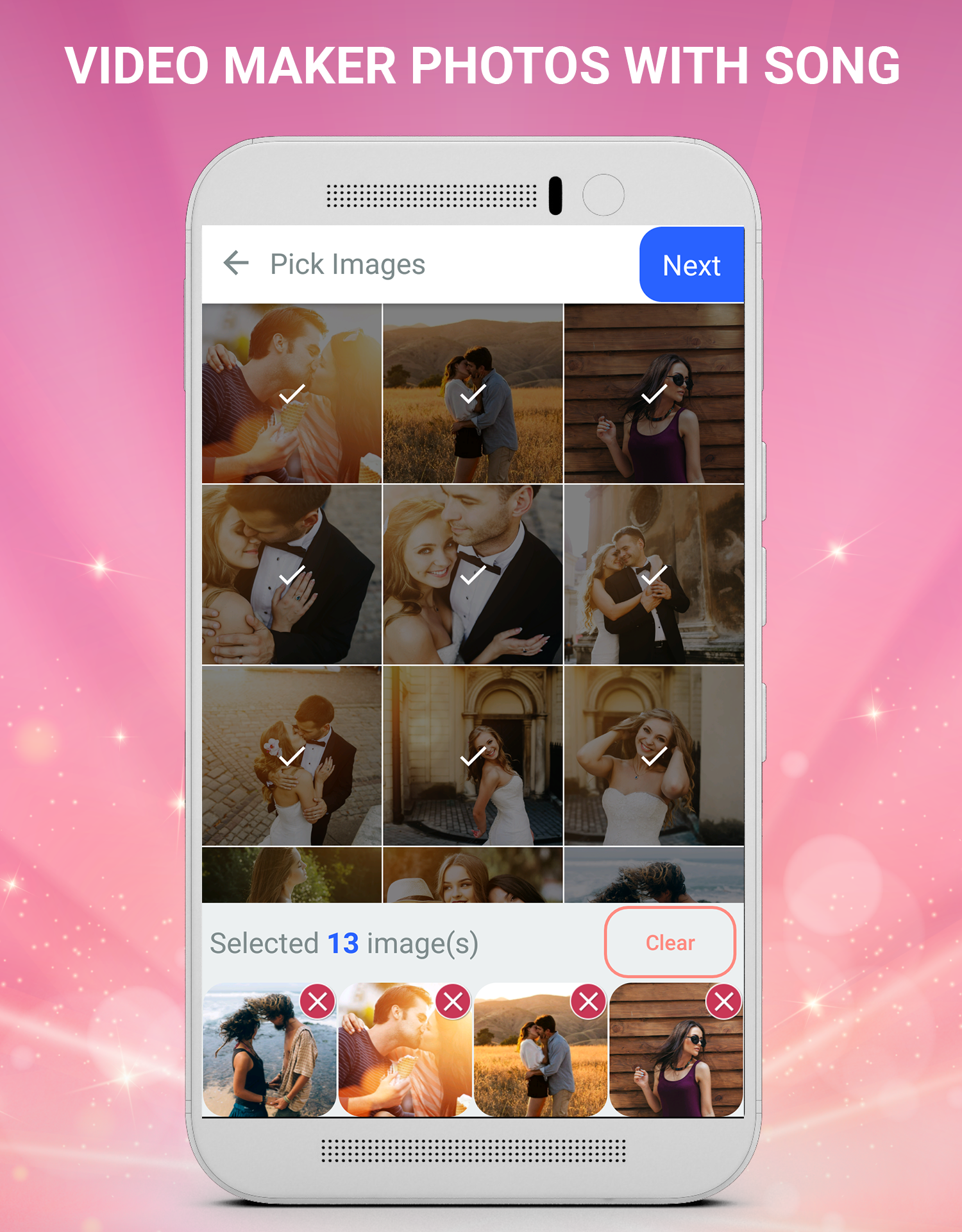 اسکرین شات 3 برنامه Video Maker Photos With Song