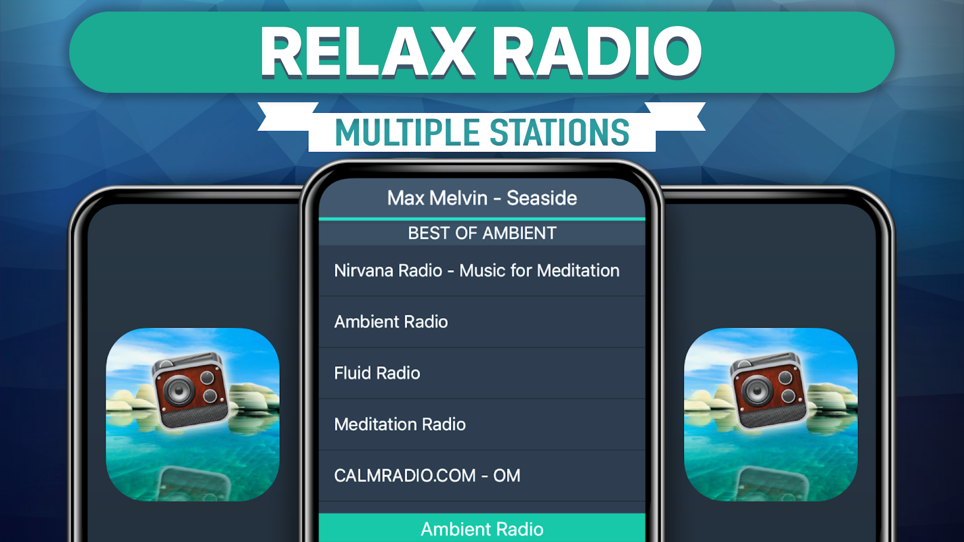 اسکرین شات 1 برنامه Relax Radio Favorites