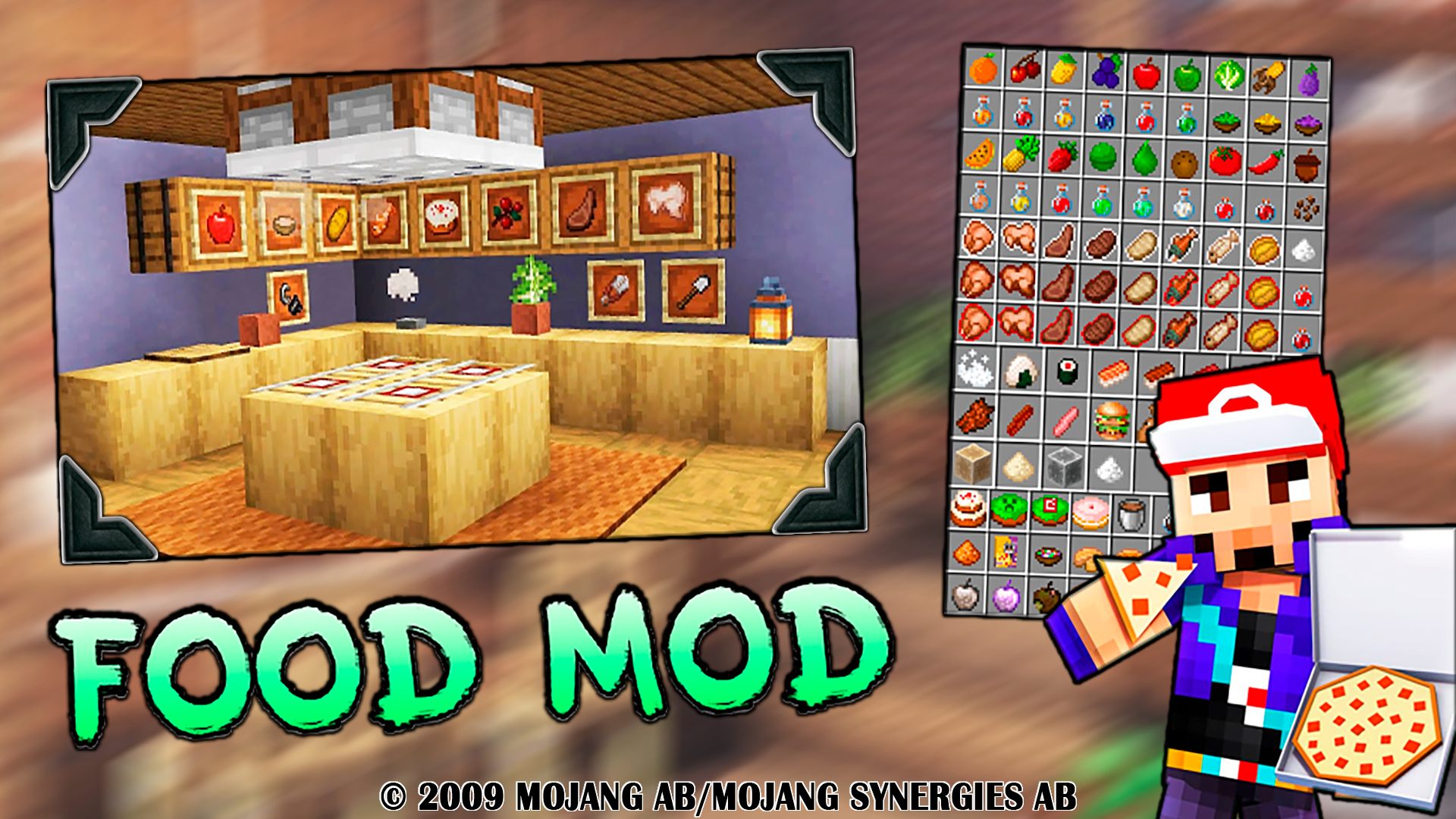اسکرین شات 4 بازی Fast Food Mods For MCPE