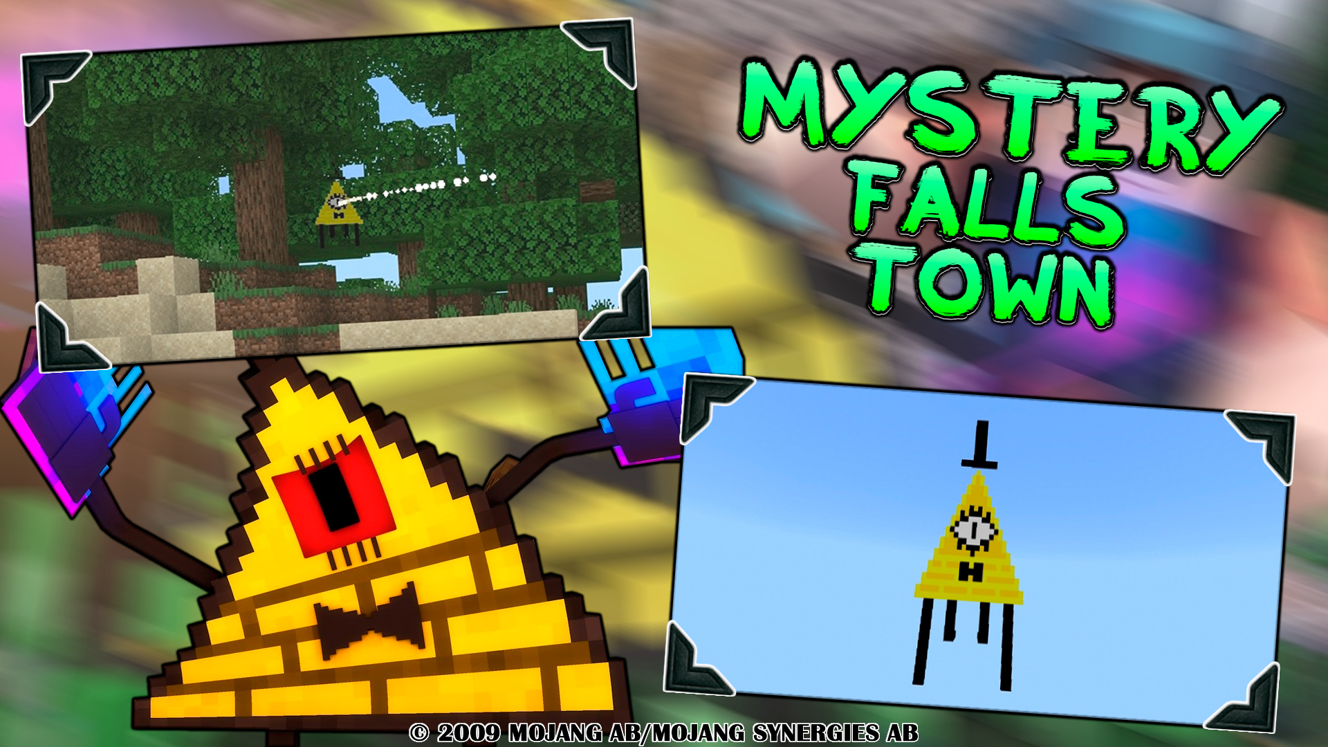 اسکرین شات 3 بازی Mystery Gravity Falls Town Map