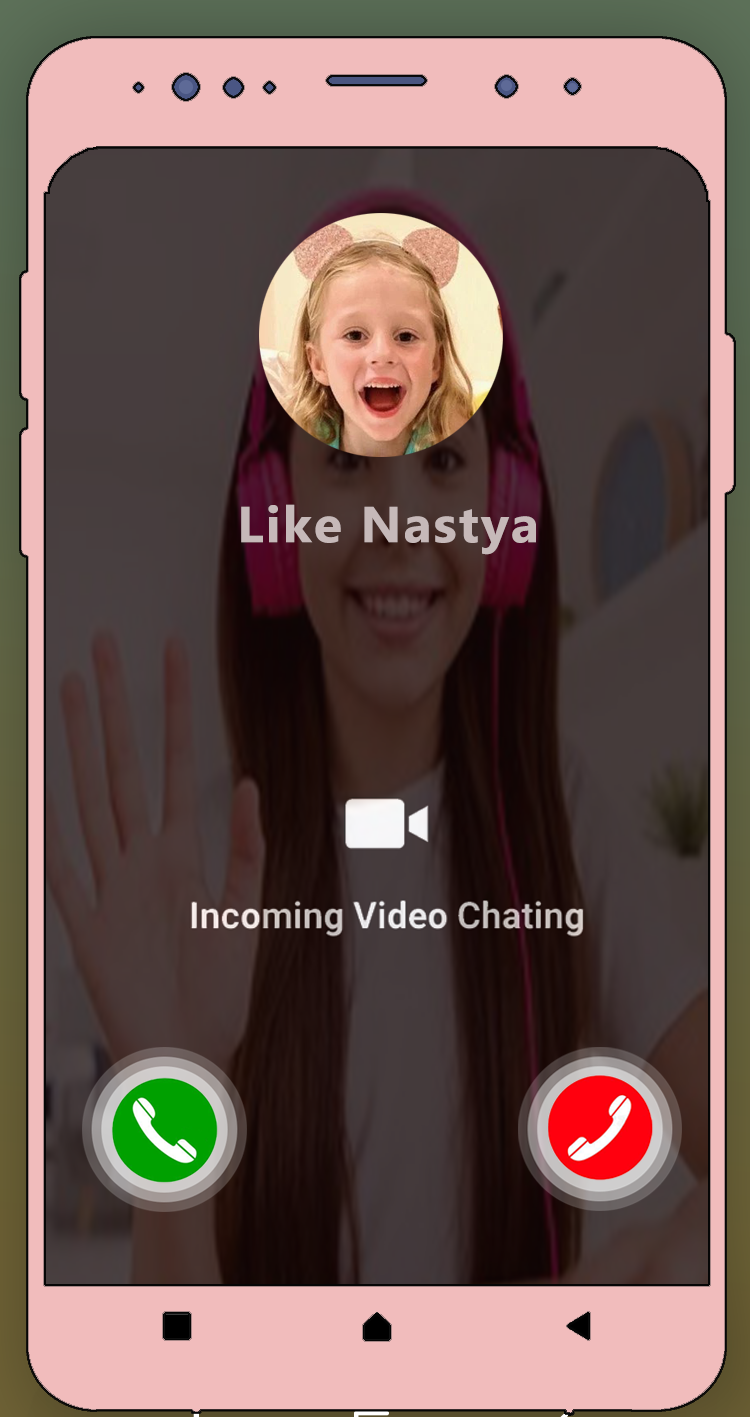 اسکرین شات 3 برنامه Chat With Nastya