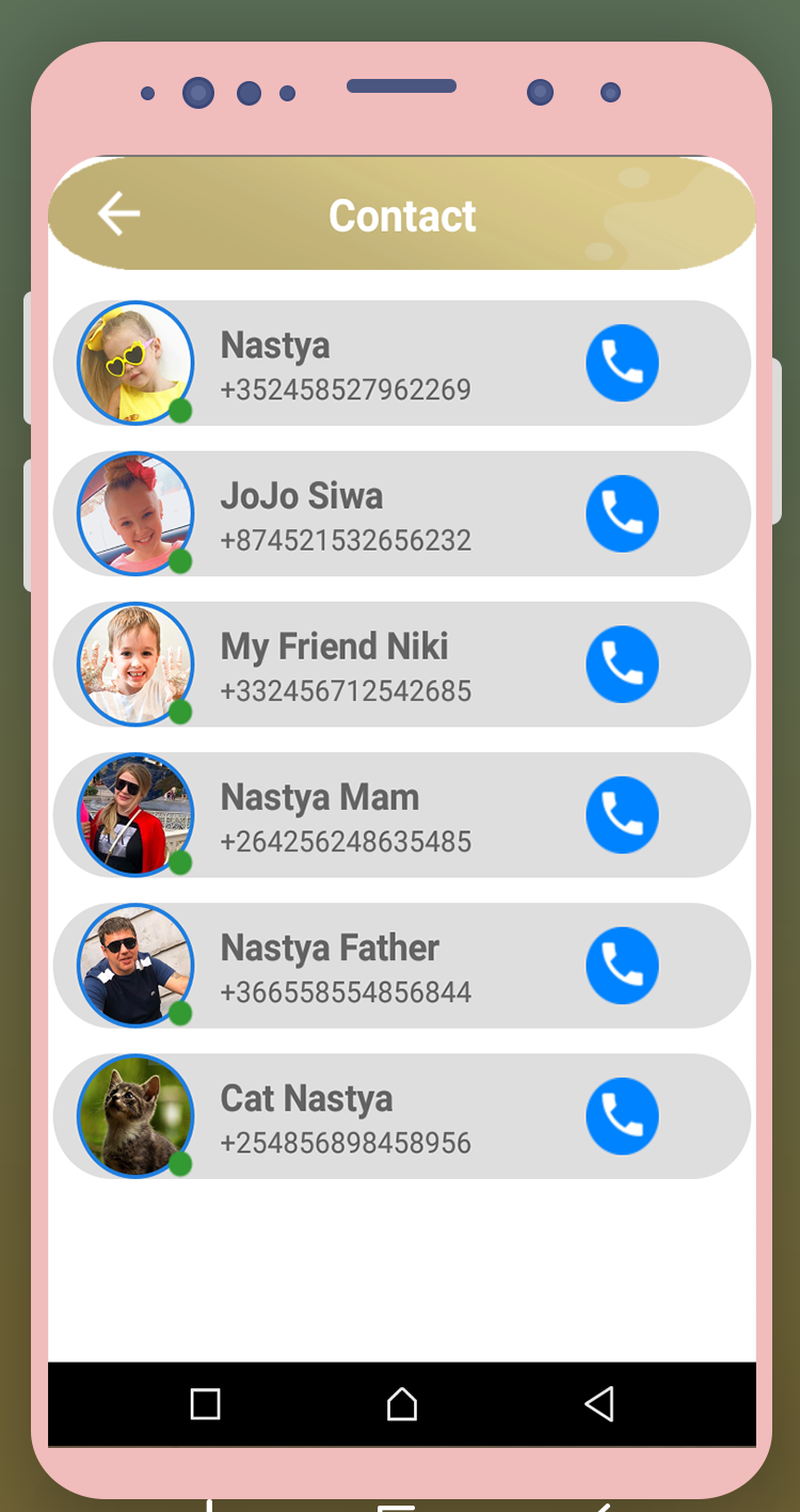 اسکرین شات 5 برنامه Chat With Nastya