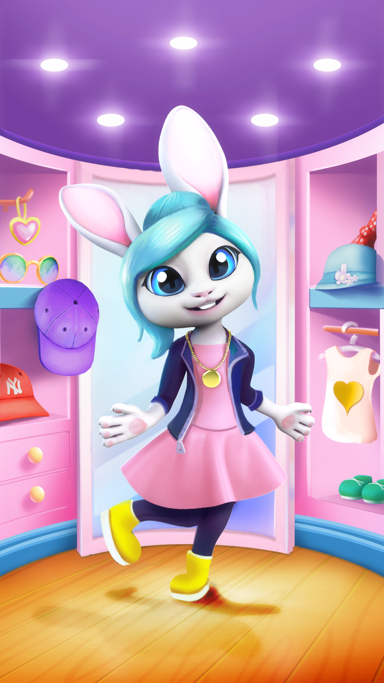 اسکرین شات 5 بازی Bu Bunny - Cute pet care game