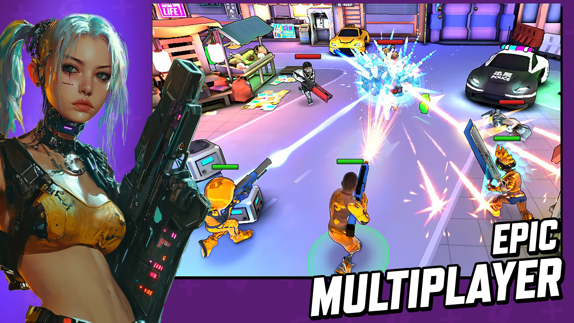 اسکرین شات 1 بازی Gridpunk Battle Royale 3v3 PvP