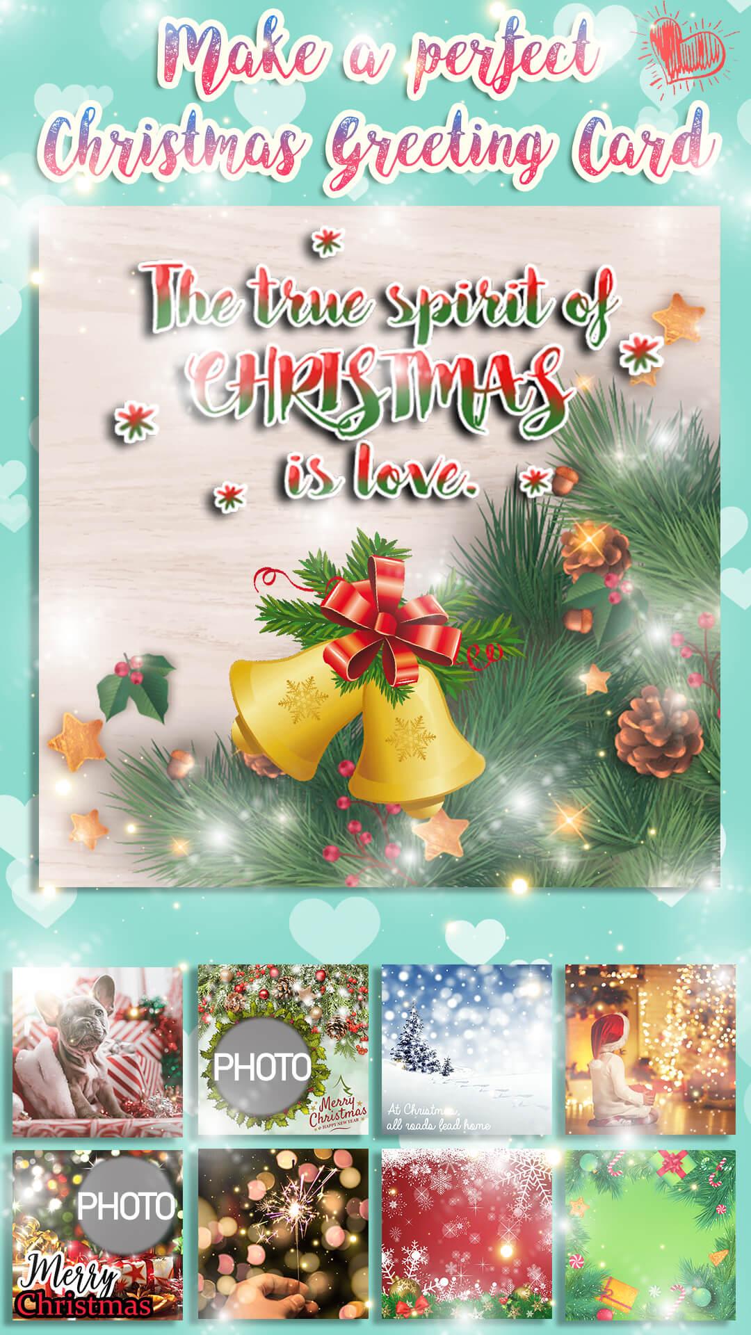 اسکرین شات 2 برنامه Christmas Greeting Card Quotes