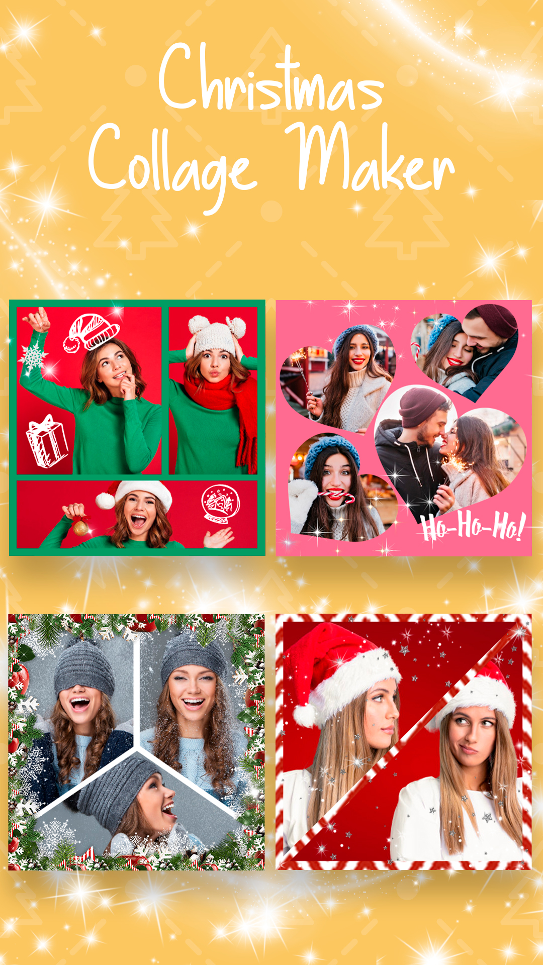 اسکرین شات 1 برنامه Christmas Collage Maker