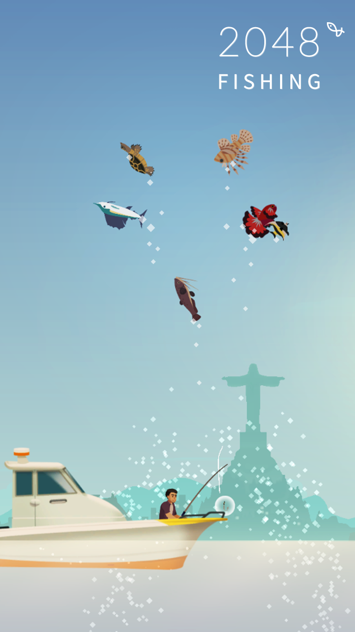 اسکرین شات 5 بازی 2048 Fishing