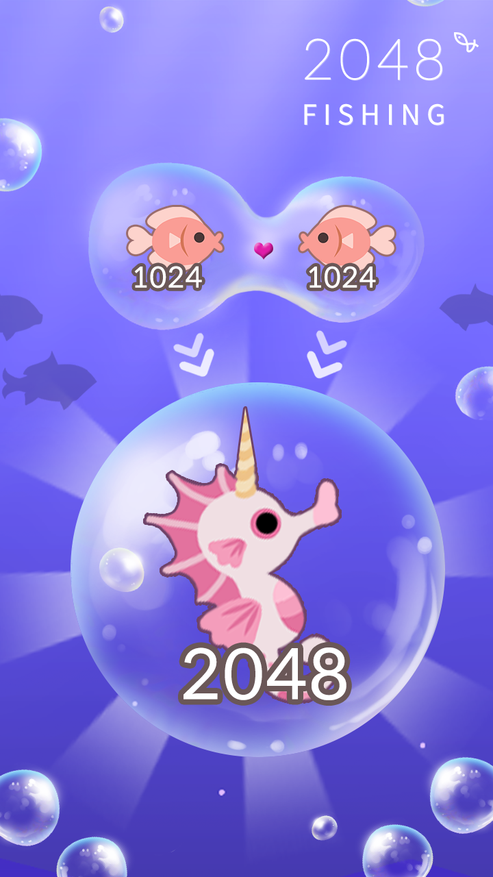 اسکرین شات 2 بازی 2048 Fishing